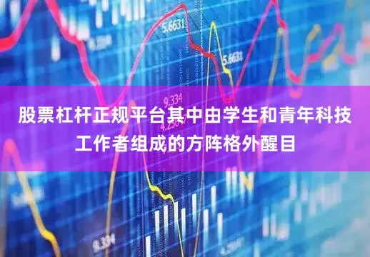 股票杠杆正规平台其中由学生和青年科技工作者组成的方阵格外醒目
