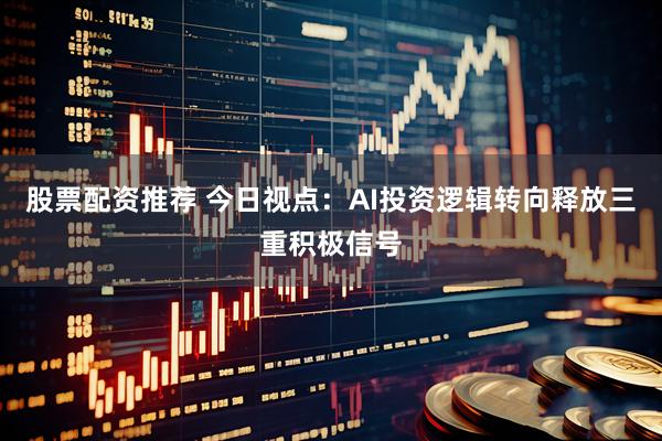 股票配资推荐 今日视点：AI投资逻辑转向释放三重积极信号